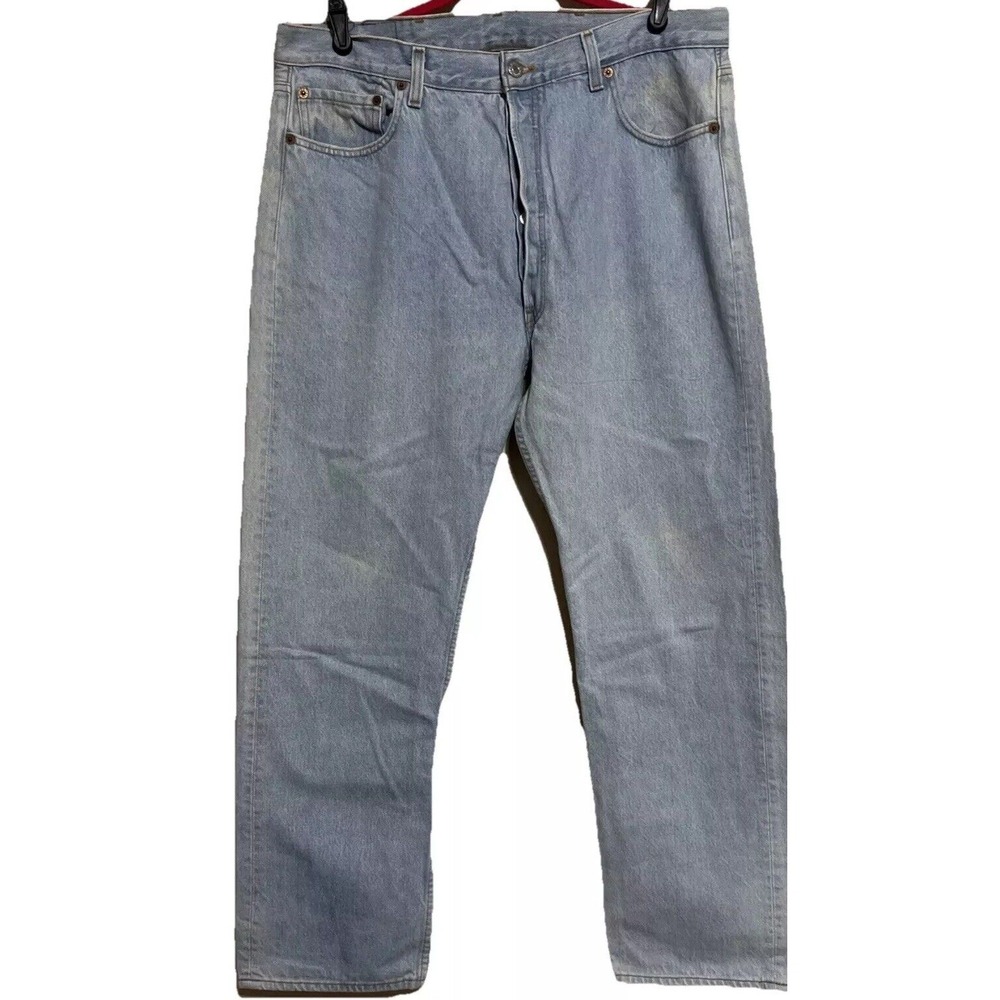 VTG 1988 Levi's 501 Jeans 38x30 Blue , Grunge, Distressed Made In USA